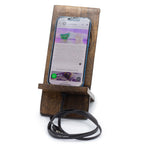 Tree of Life Wooden Carved Phone Stand