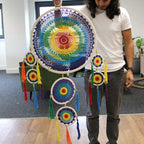 Vivid Rainbow Extra Large Dreamcatcher