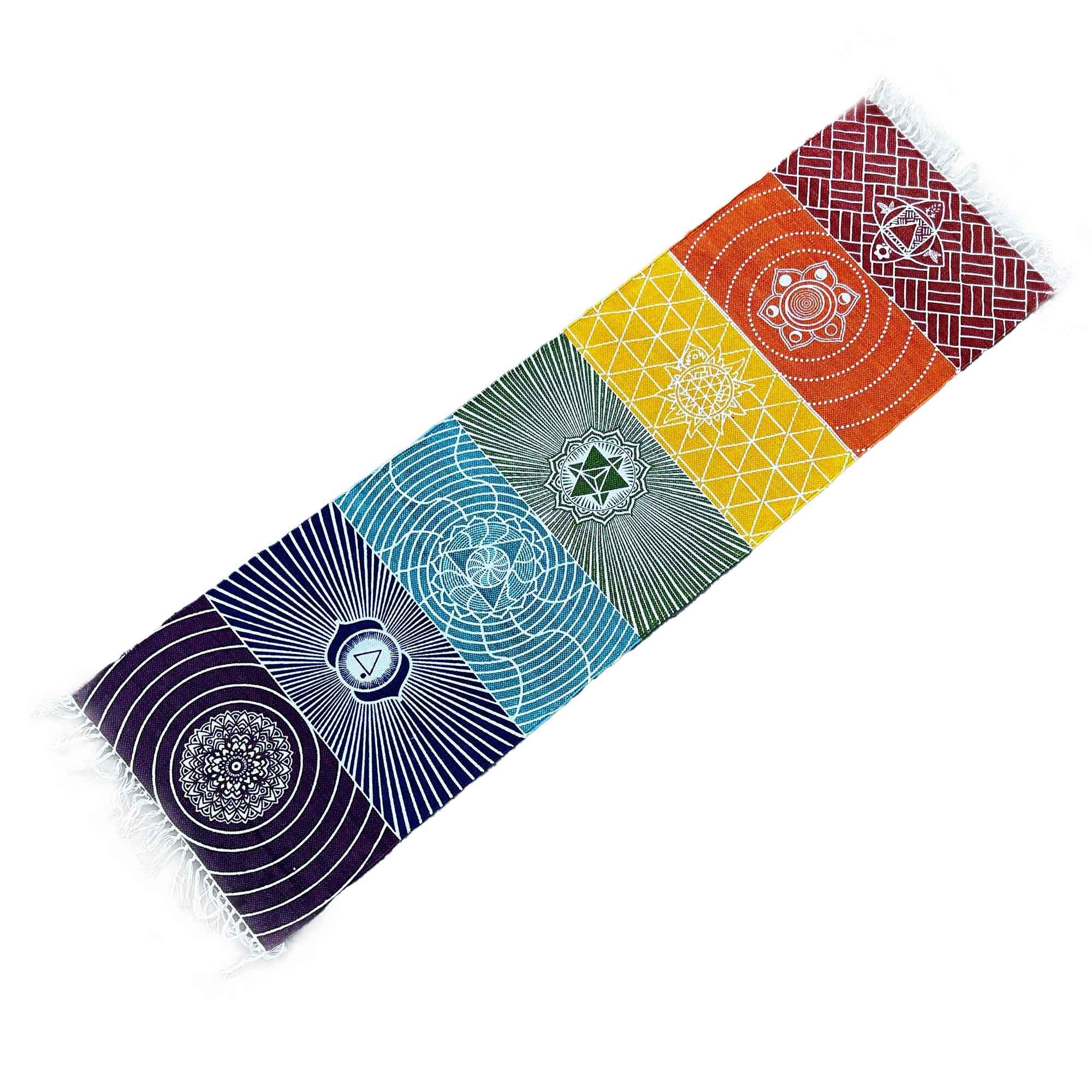 7 Chakras Yoga Rug