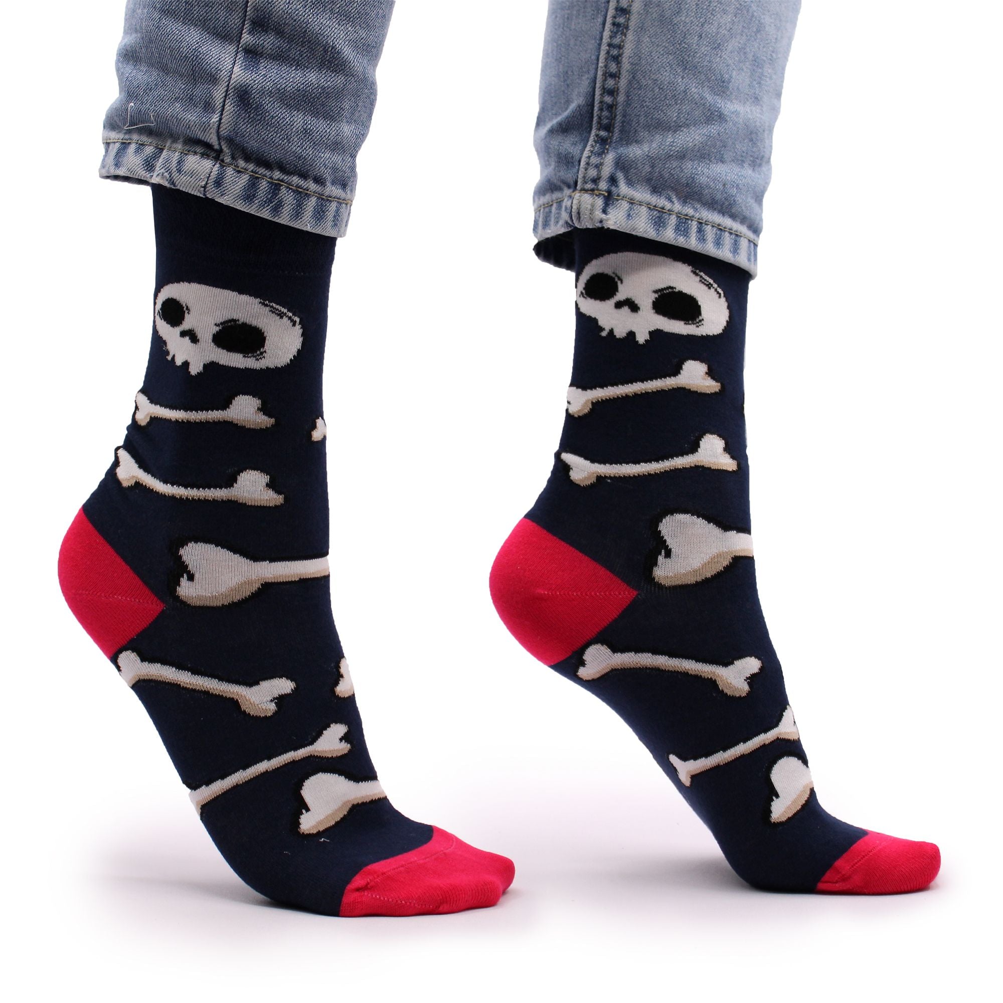 Skulls and Bones Hop Hare Bamboo Socks S/M