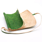 Green Rolled Leather Travel Notebook