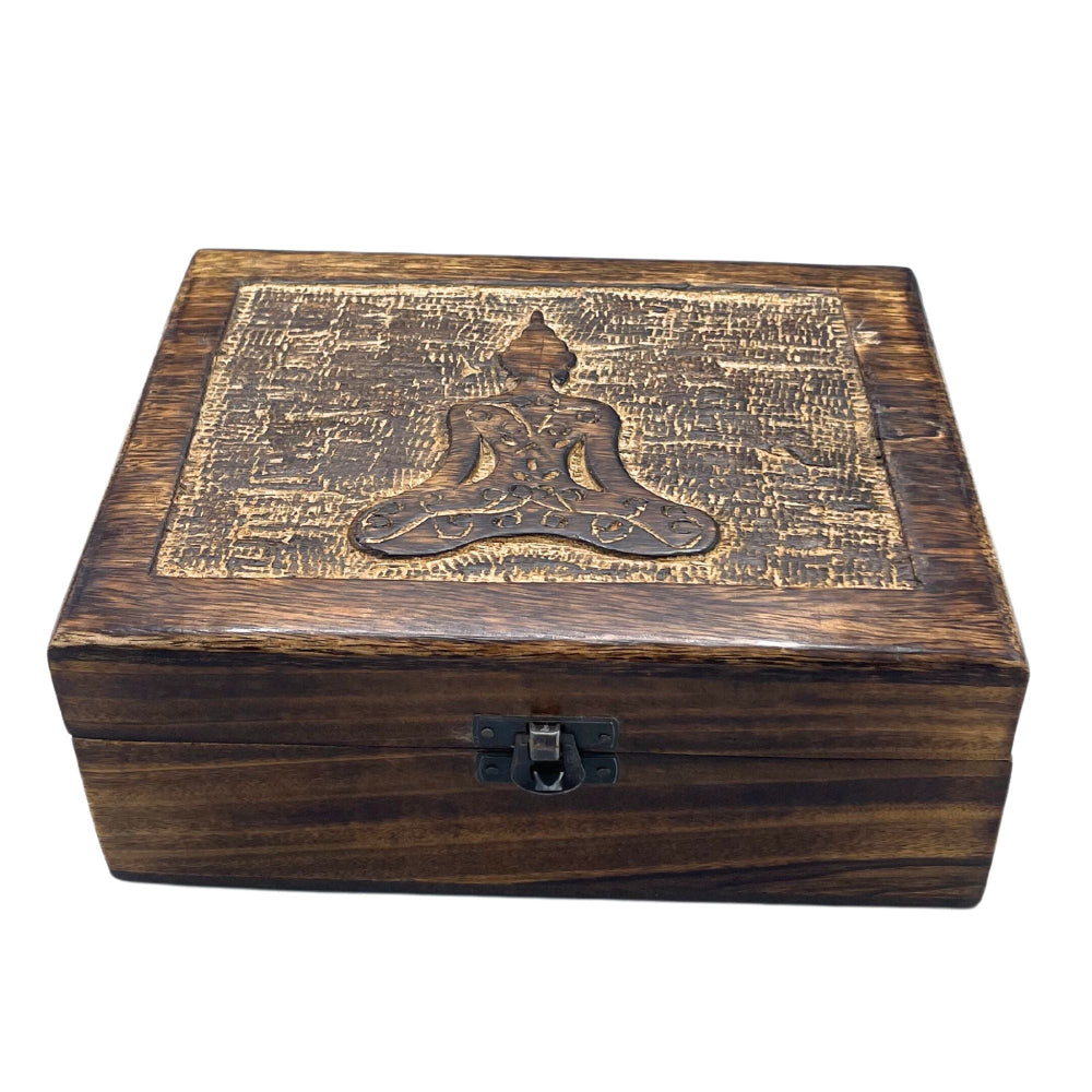 Buddha Large Wooden Keepsake Box