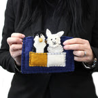 Puppy Pals Pouch with Finger Puppets