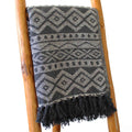 Grey Geometric Boho Comfort Throws