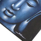 Blue Sand Finish Buddha Painting