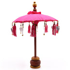 Pink Cotton Bali Home Decor Parasol 40cm