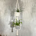 Double Holder Macrame Pot Holder