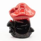 Large Red Mushroom Incense Burner