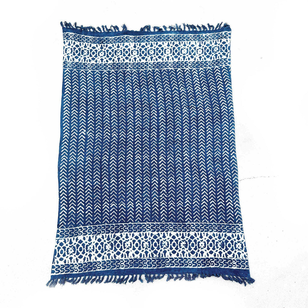 Seedha Arrows Handmade Indigo Throw