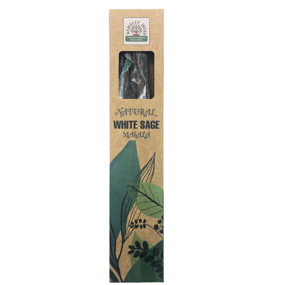 Natural Botanical White Sage Masala Incense