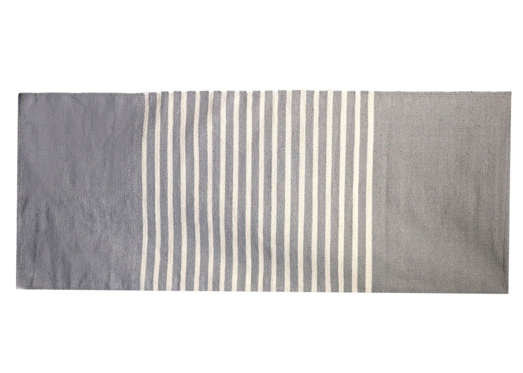 Grey Indian Cotton Rug