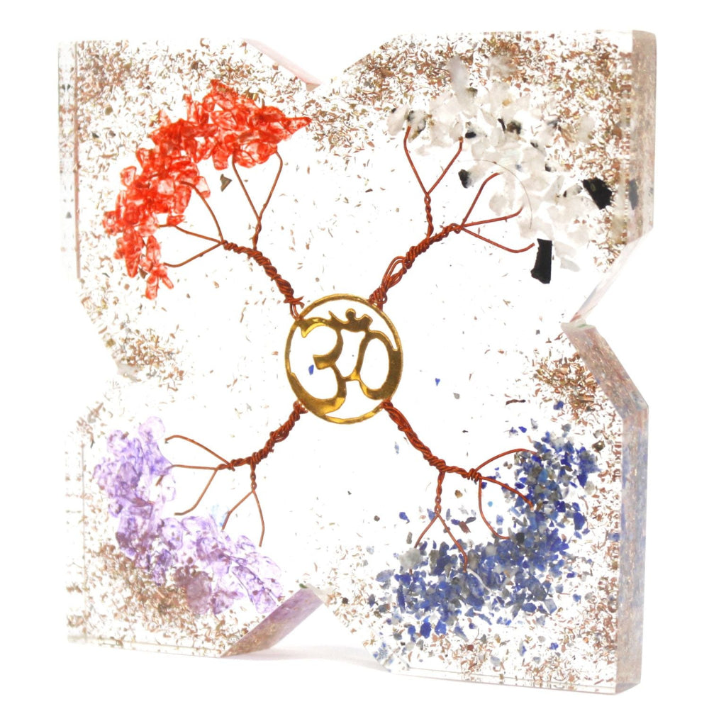 4 Tree Copper Attractor Orgonite Desk Power Packs Lrg