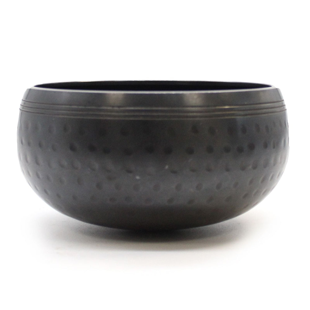 Small Black Beaten Bowl  14cm