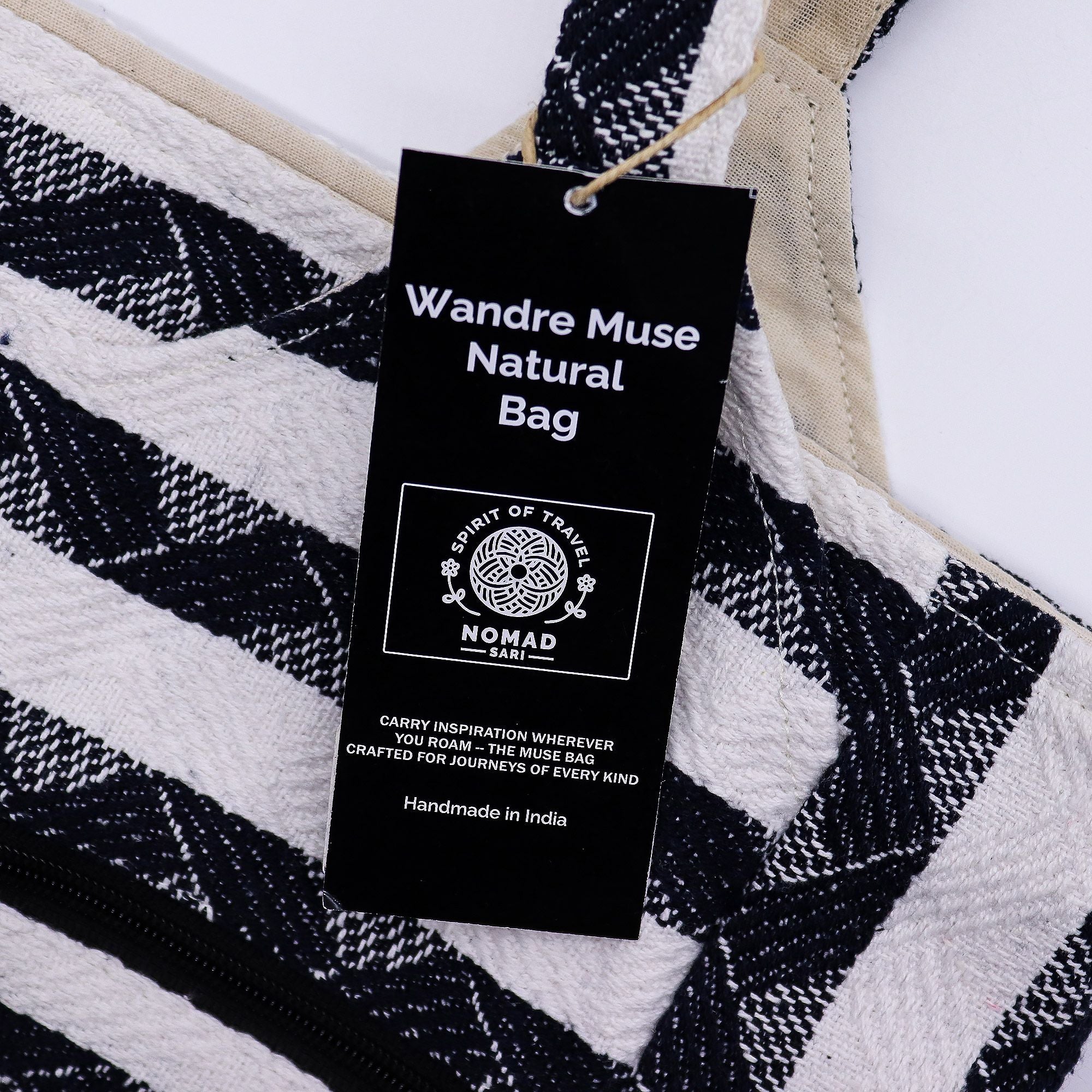 Wander Muse Atlas Nomad Jacquard Natural Bag