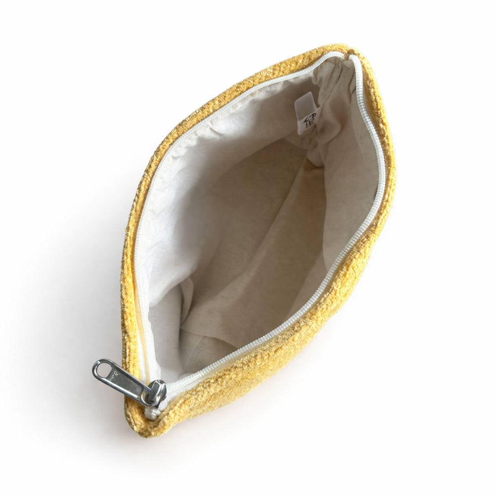 Marigold Loom Jacquard Toiletry Bag | Handmade Indian Cotton