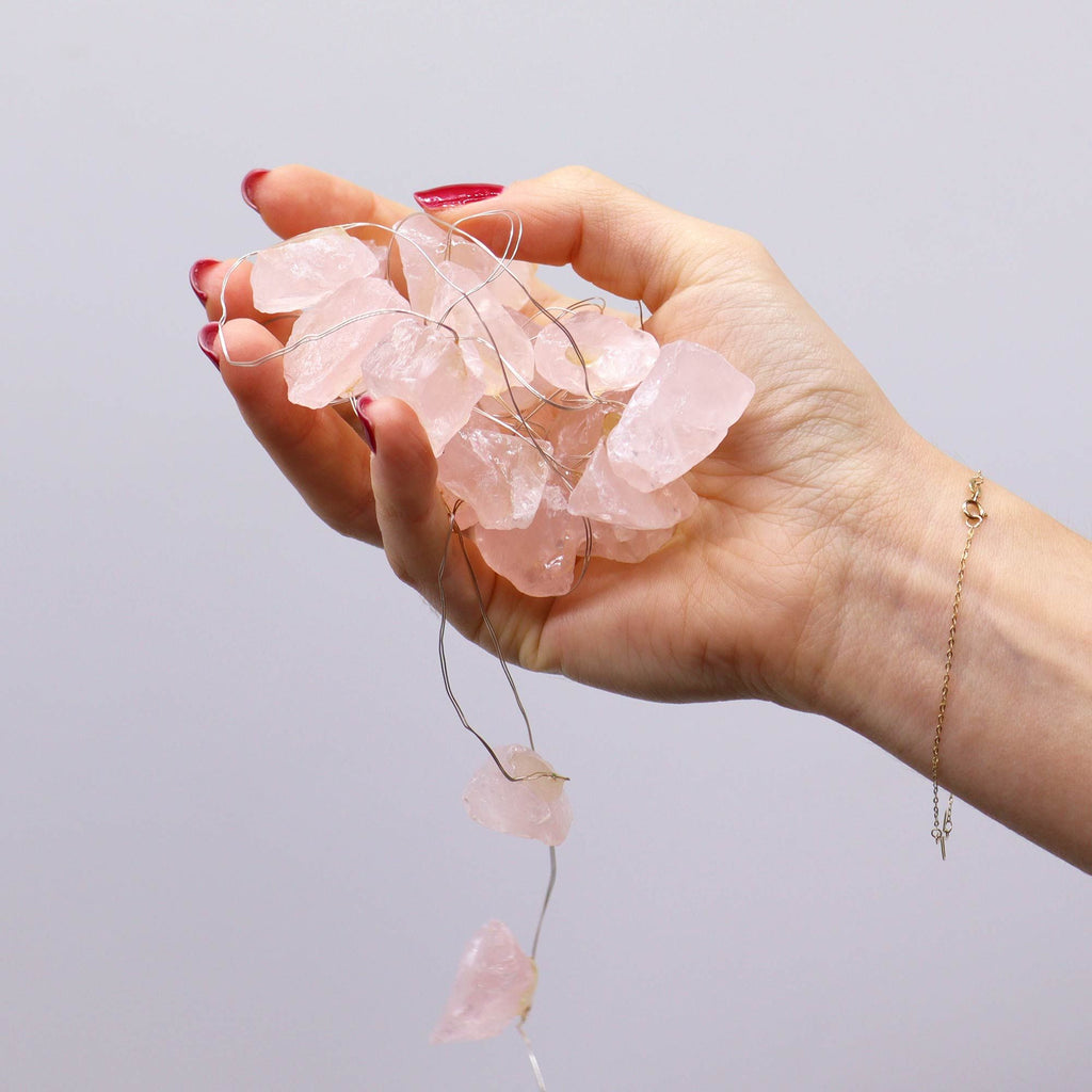 Rose Quartz Gemstone Enchantment Lights