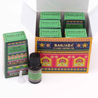 Banjara Classic Aroma Oil packaging with a bottle of White Sage oil on a white background
