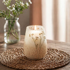 Wildlight Woods — Tall Botanical Glass Jar Candle