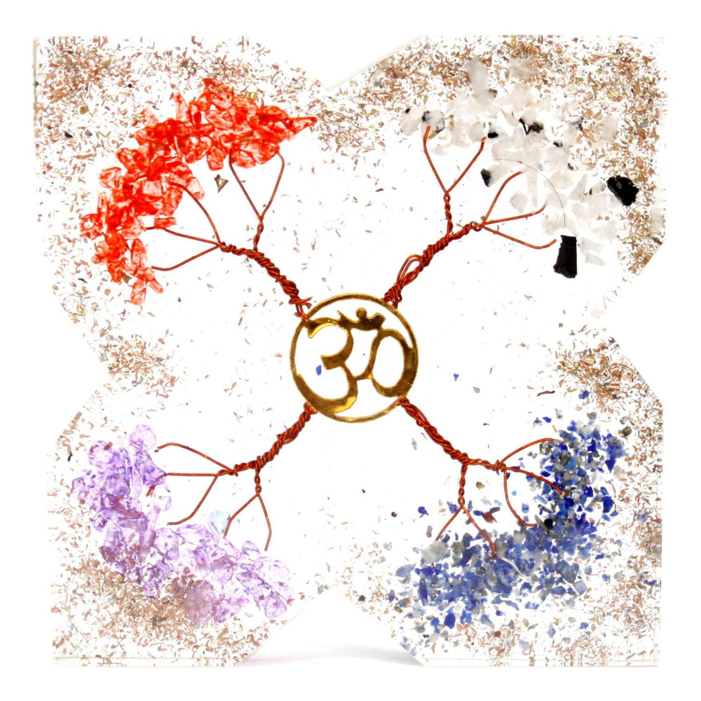 4 Tree Copper Attractor Orgonite Desk Power Packs Lrg