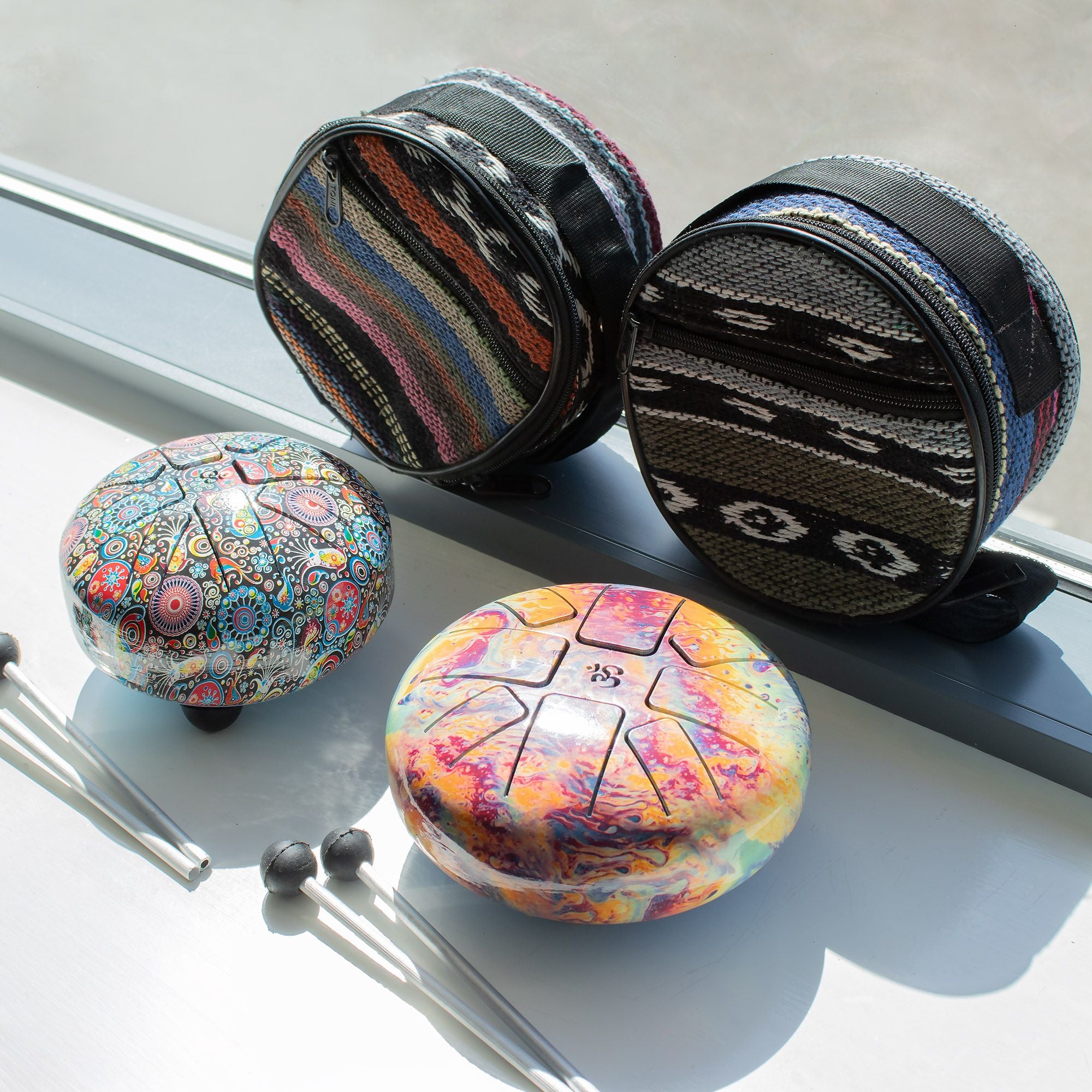 Small Hapi Drum Psychedelic- 13x9cm