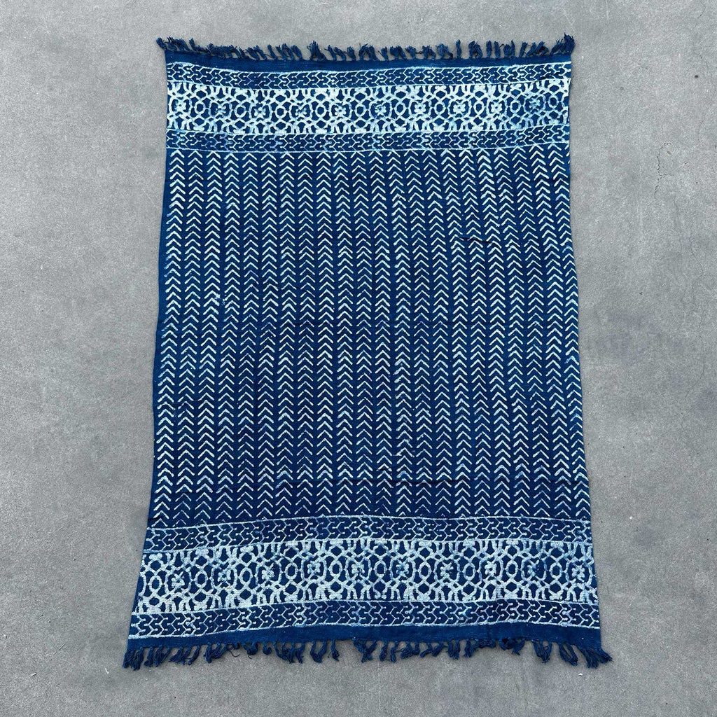 Seedha Arrows Handmade Indigo Throw