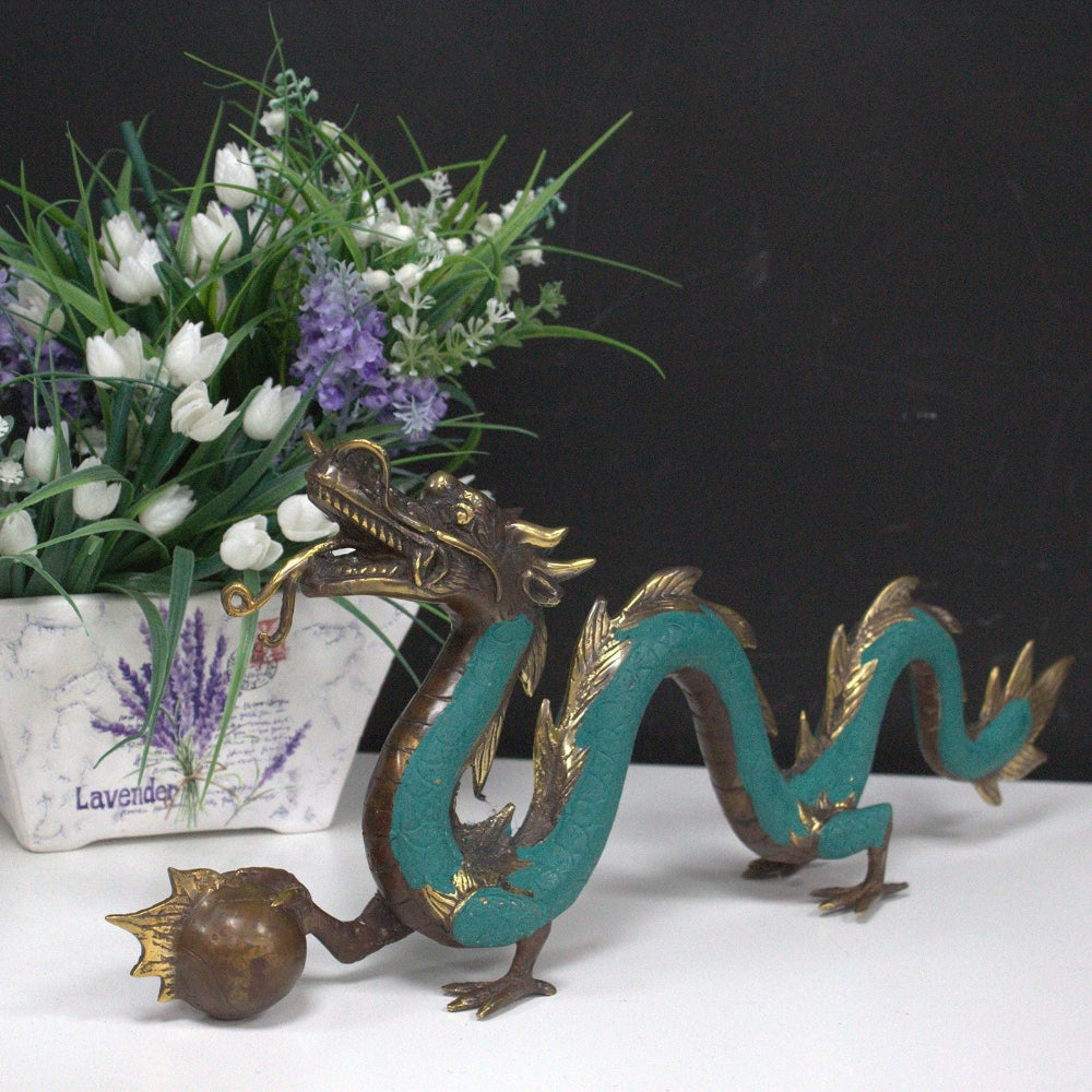 Fengshui  Dragon with Ball 27cm
