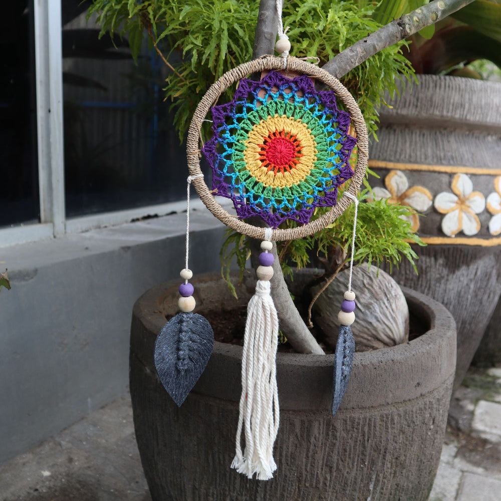 Rainbow Elemental Spirits Dream Catcher Medium
