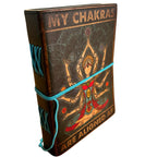 My Chakras Are Aligned AF Leather Printed Notebook