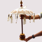 Bali Gold Decor Canvas Home Decor Parasol