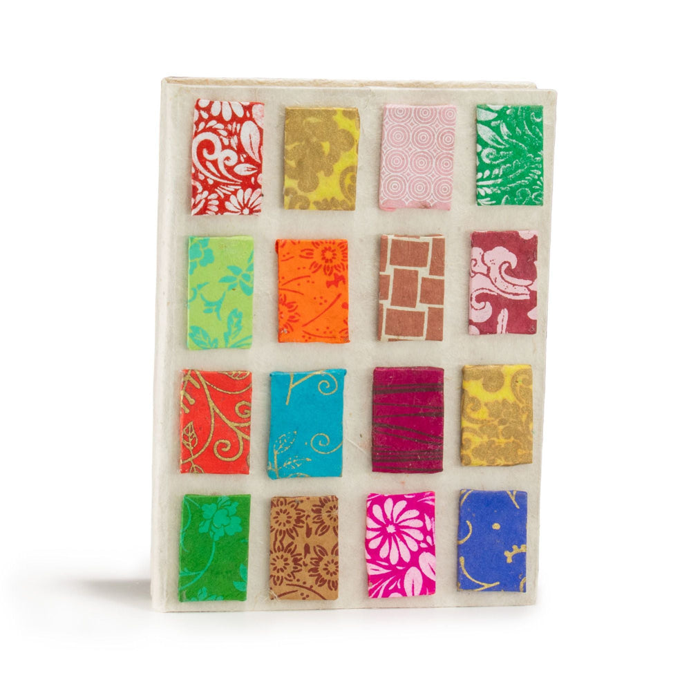 Lokta Mini Tiles Natural Notebook Medium