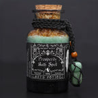 Prosperity Ancient Witch Bath Spell Potion & Aventurine Crystal Amulet