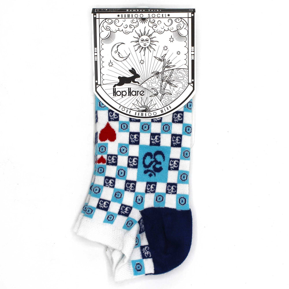 Ohm Evil Eye S/M Hop Hare Bamboo Socks Low S/M