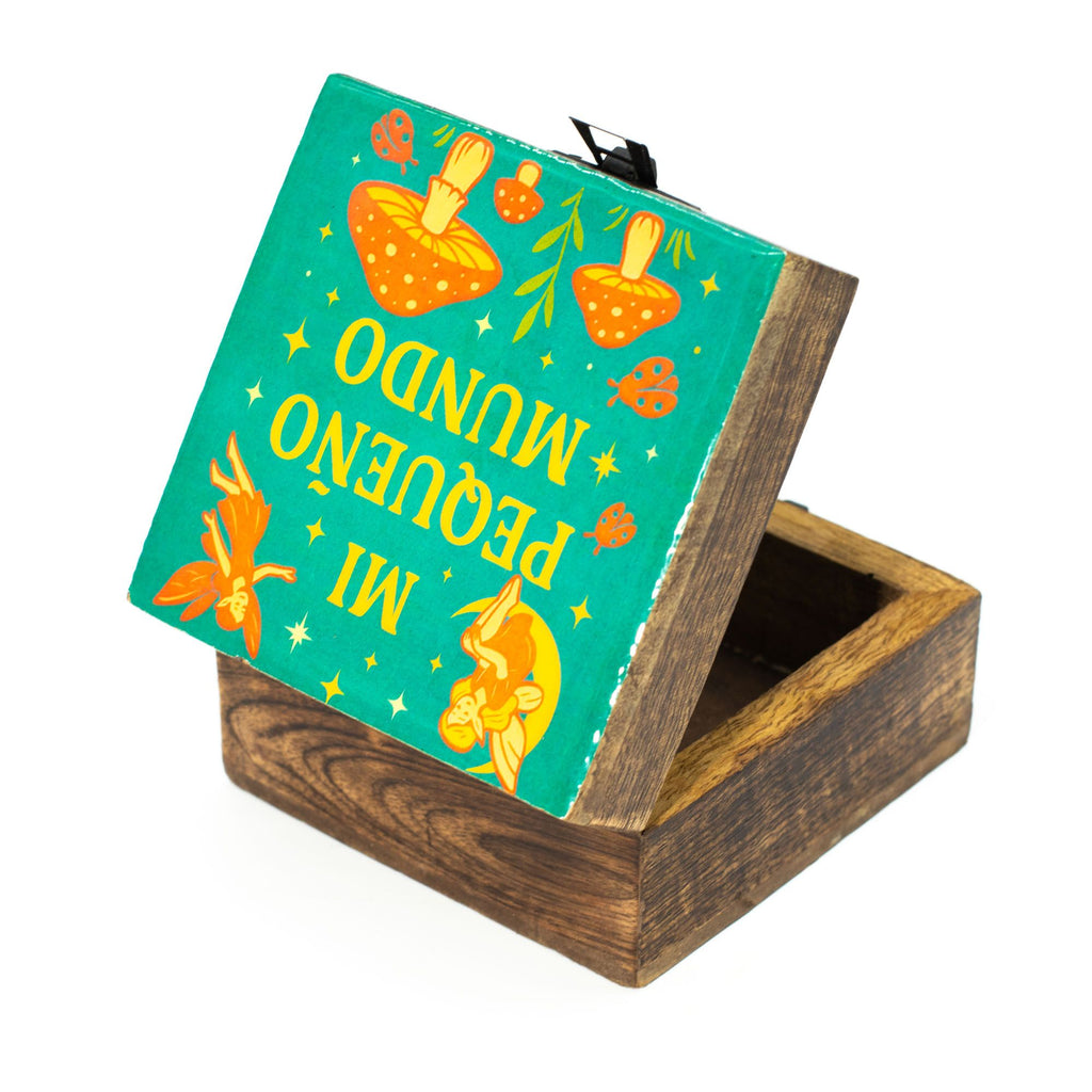 Mi Pequeno Mundo Enamelled Box Small