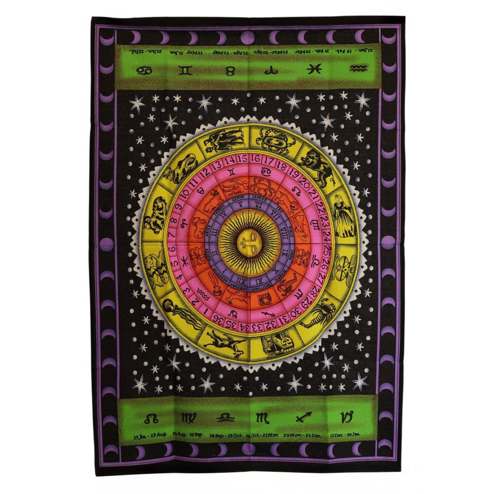 Zodiac Colourful Cotton Wall Art