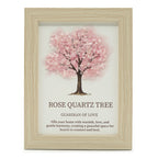 Tree of Life Gemstone Picture Rose Quartz