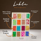 Lokta Mini Tiles Natural Notebook Medium