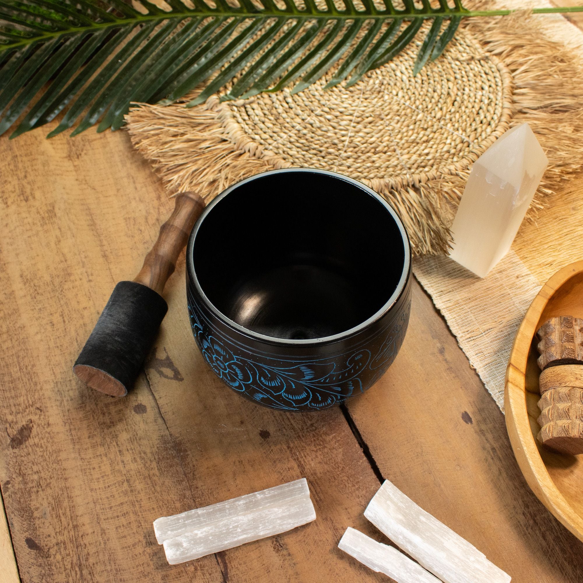 The Mushroom Cauldron Singing Bowl — Blue