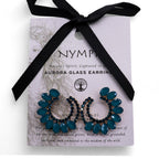 The Labradorite Nymph — Loop Earrings
