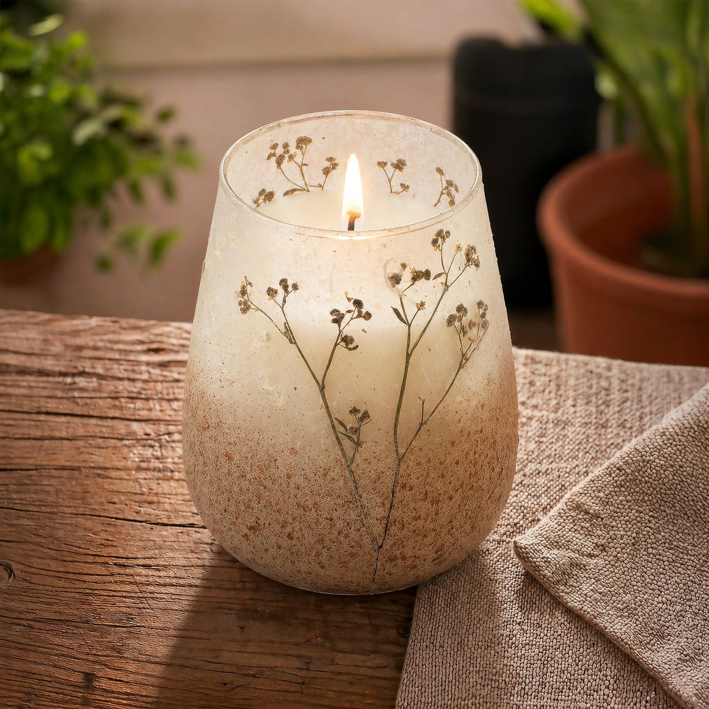 Wildlight Woods — Tall Botanical Glass Jar Candle