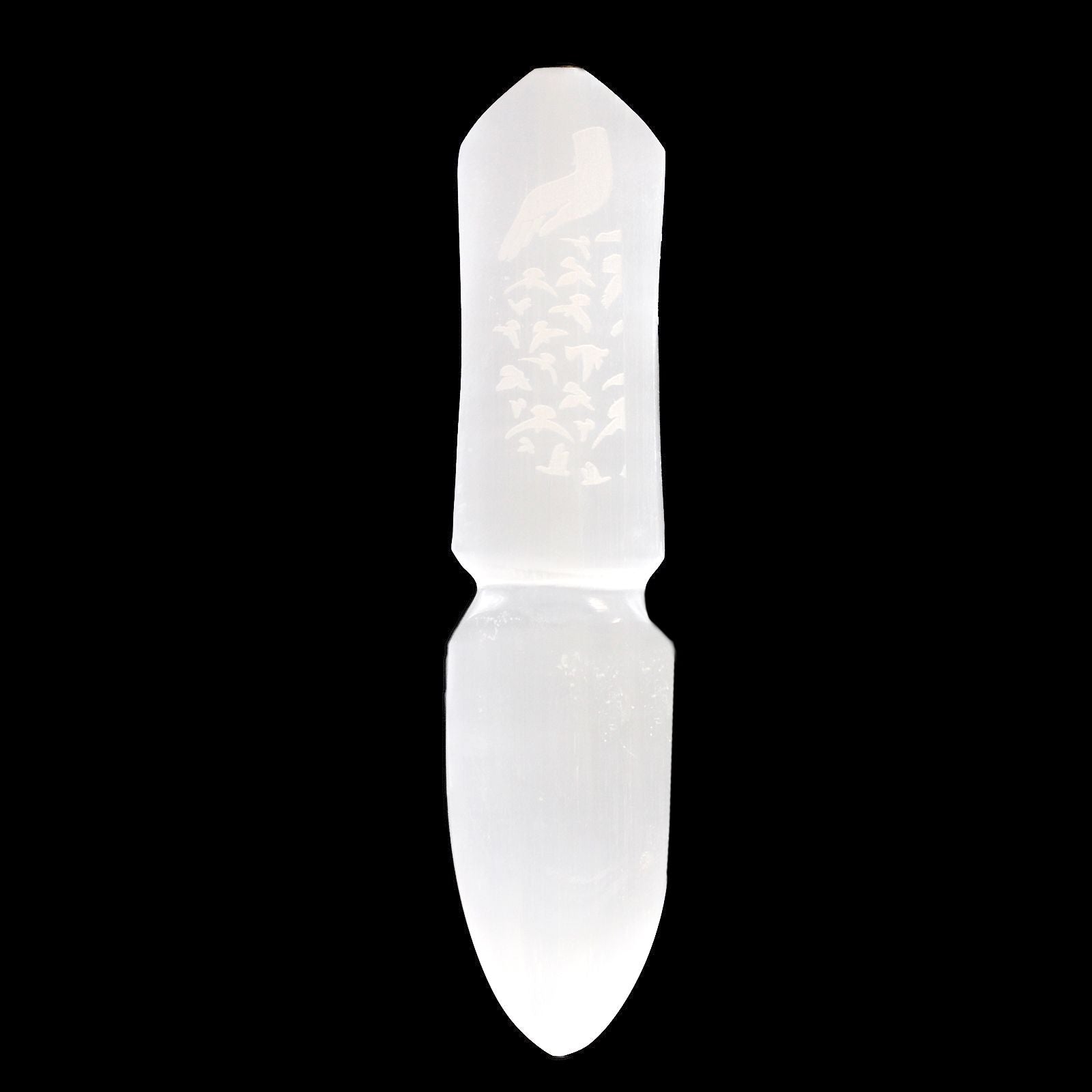 Releasing Bonds Selenite Ritual Knife