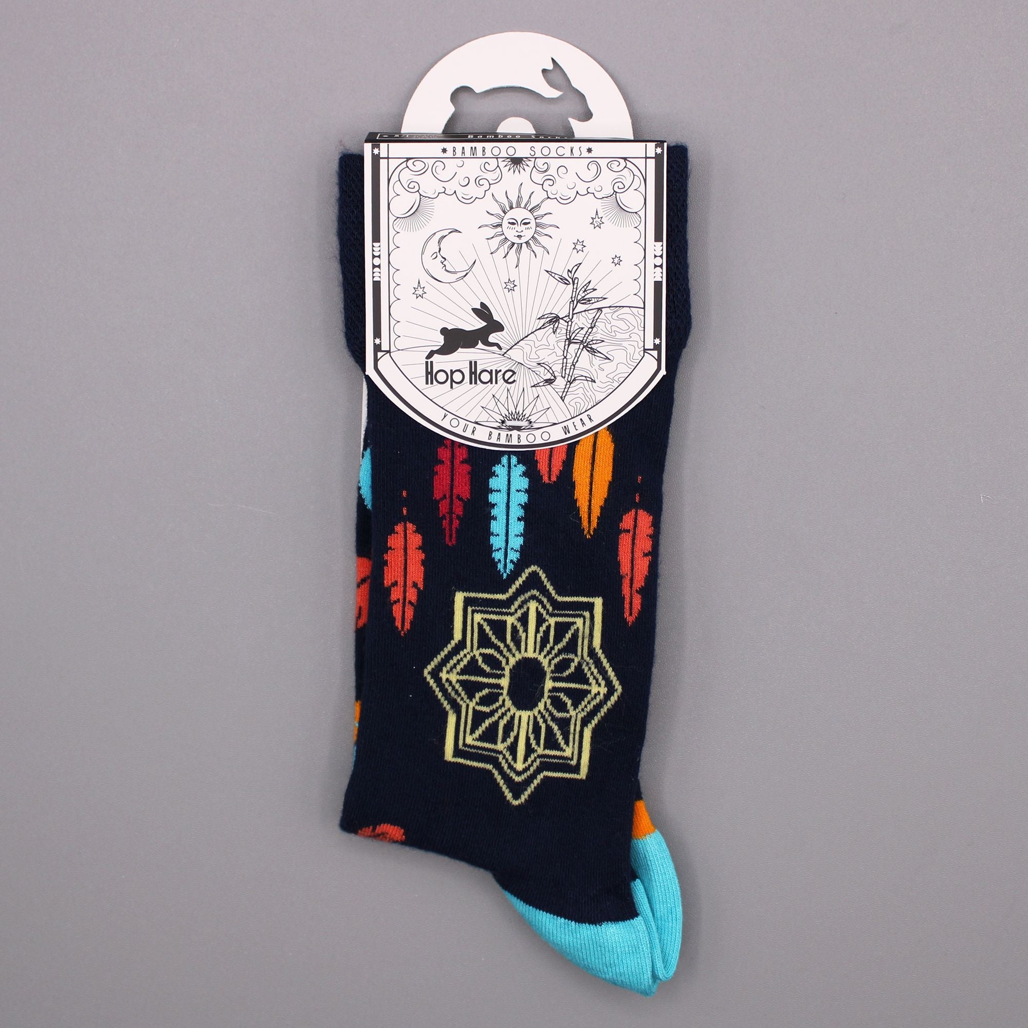 Dreamcatcher Hop Hare Bamboo Socks S/M