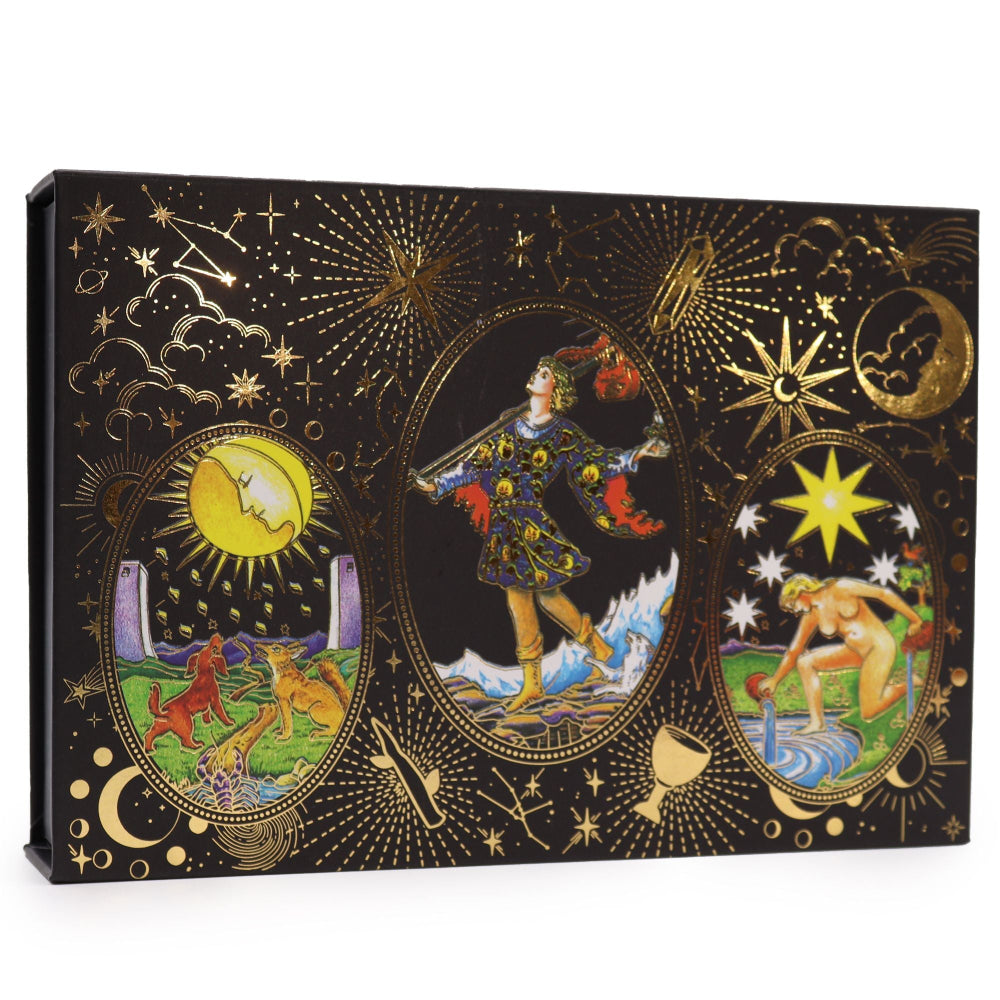 Let the Magic Begin Gold Foil Tarot  Gift Set