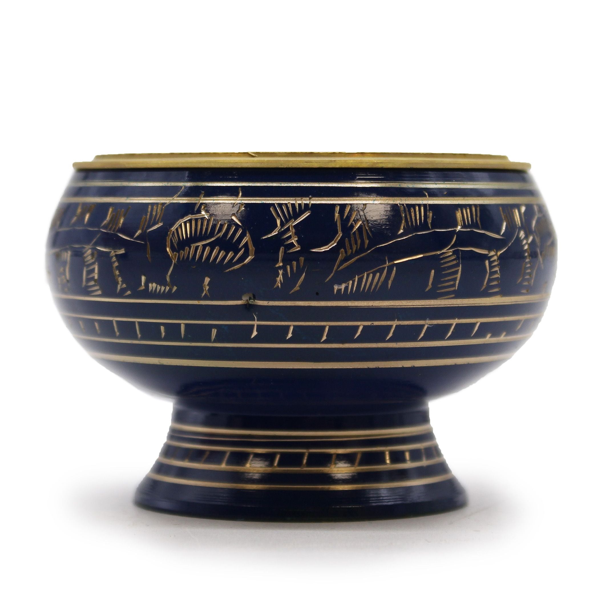 Throat Chakra Tall Charcoal Incense Jar