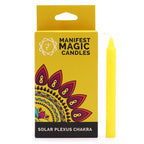 Yellow Solar Plexus Chakra Manifest Magic Candles (pack of 12)