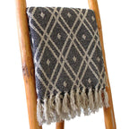 Black & Beige Regency Boho Comfort Throws