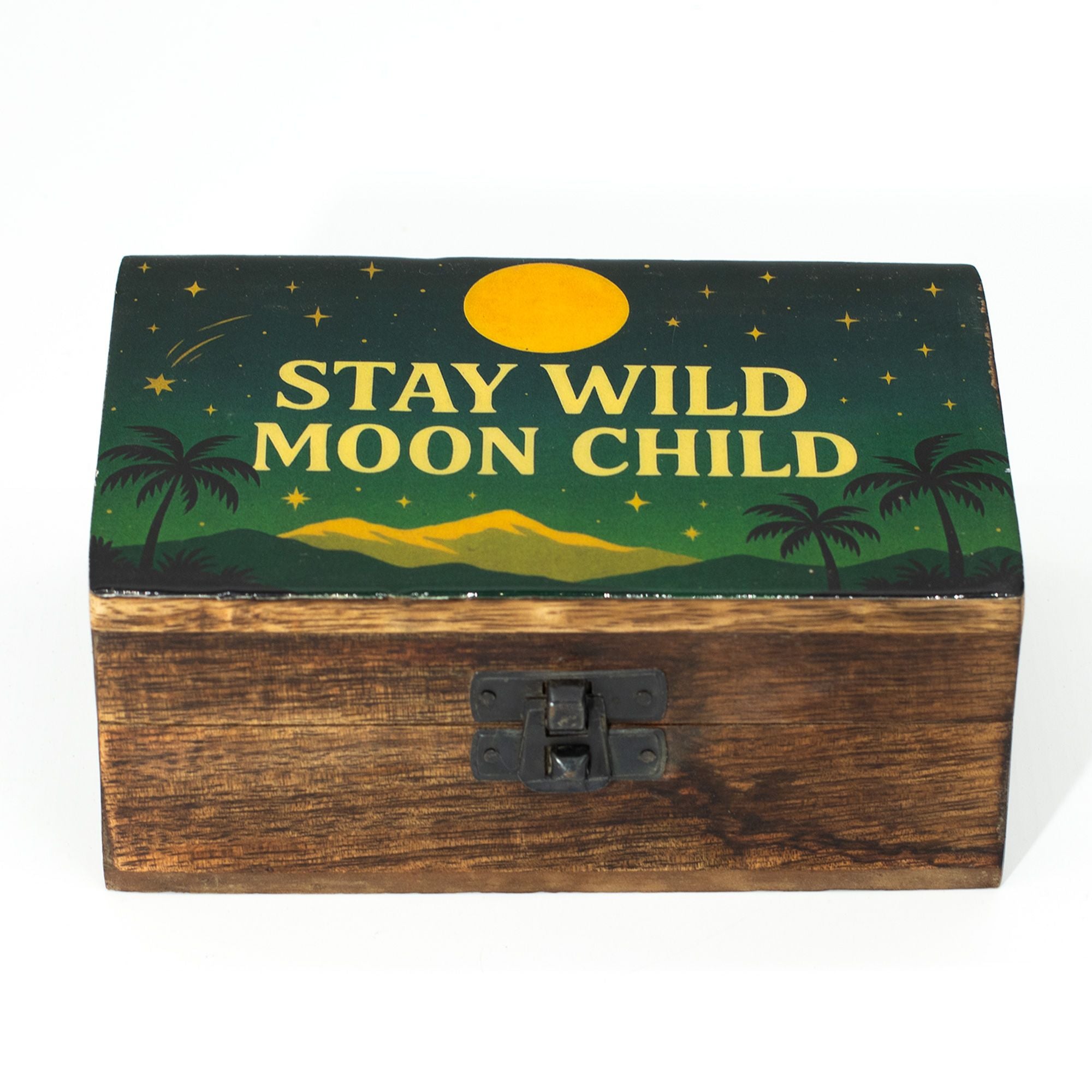 Stay Wild Moon Child Medium Enamelled Box