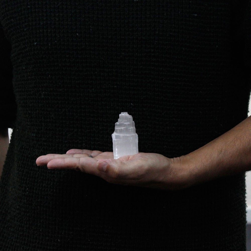 Natural Selenite Tower  5 cm
