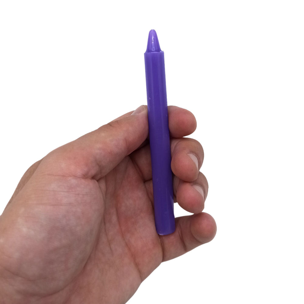 Violet Crown Chakra Manifest Magic Candles – Pack of 12 | Divine Connection & Spiritual Awakening