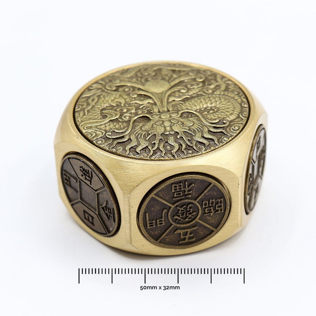 Power & Wealth Feng Shui Fortune Dragon Dice