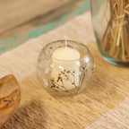 The Botanist's Bowl — Pressed Wildflower Candle Holder